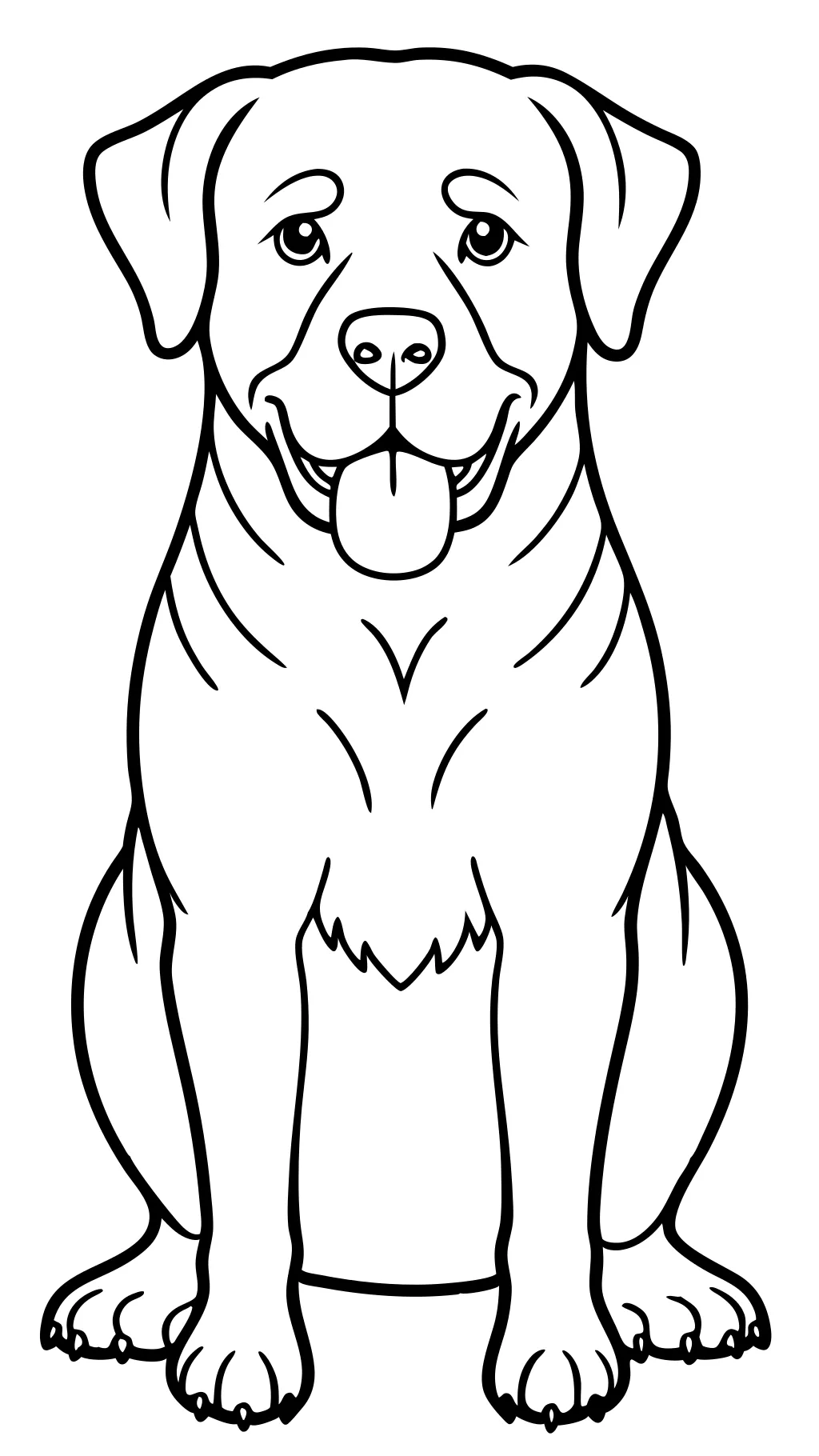 realistic dog coloring pages